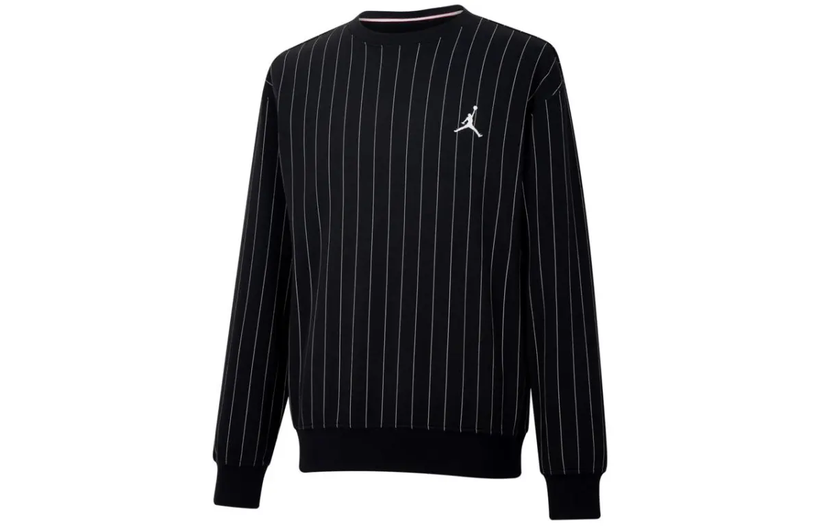 Jordan Sweatshirts Men's Black Crew Neck Moderate Other