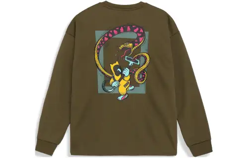 PUMA Sweatshirt Men's Olive Umber