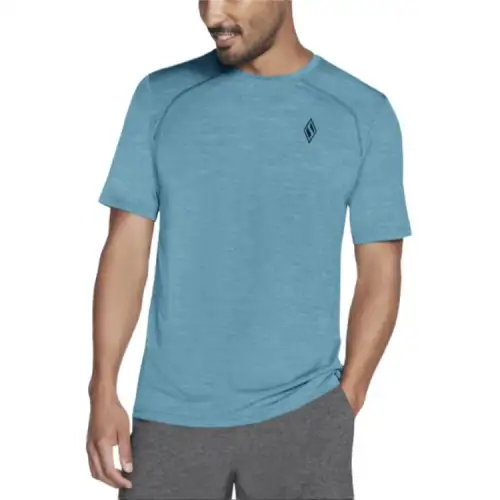 Skechers On THE ROADGO DRI T Shirt Men's Lake Blue