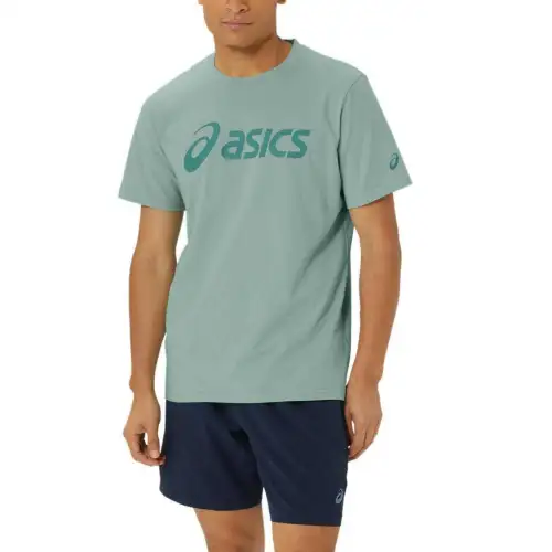 ASICS GRAPHIC TEE T Shirt Men's Gray Green