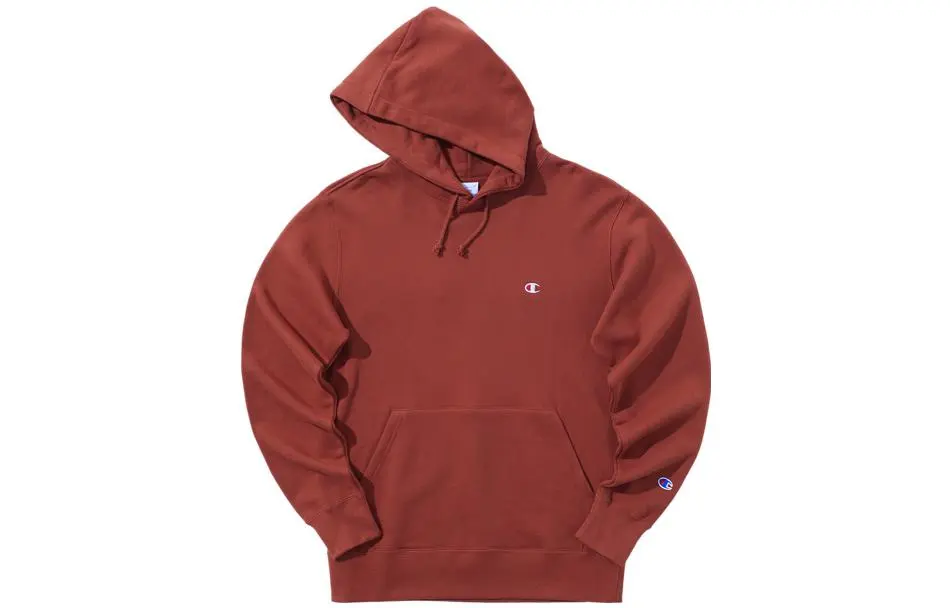 Champion Sweatshirts Men's Burgundy Hooded Moderate Other