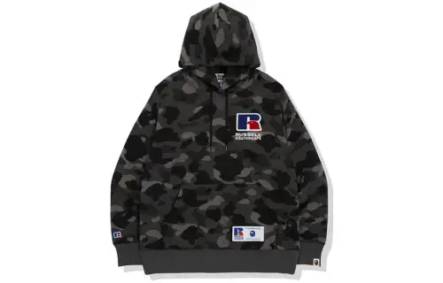 A BATHING APE Sweatshirts Unisex Hooded Thickened Regular