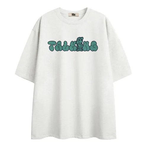 TALKING TOM T Shirts Unisex Crew Neck Moderate Straight Fit