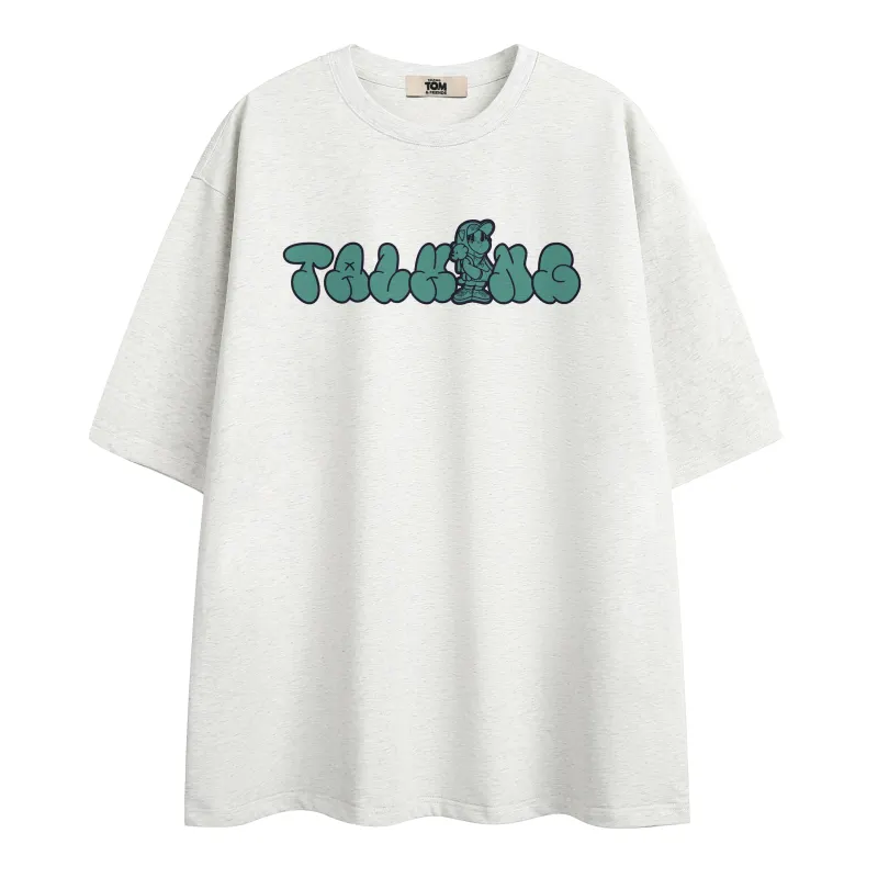 TALKING TOM T Shirts Unisex Crew Neck Moderate Straight Fit