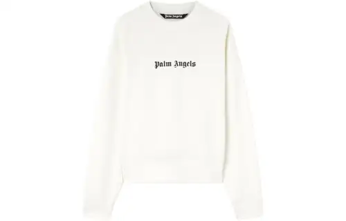 Palm Angels logo-print cotton sweatshirt