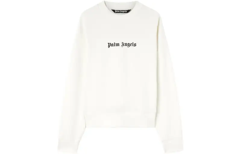 Palm Angels logo-print cotton sweatshirt