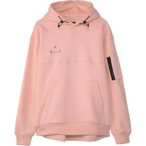 Jordan Sweatshirts Men's Pink Hooded Moderate Regular