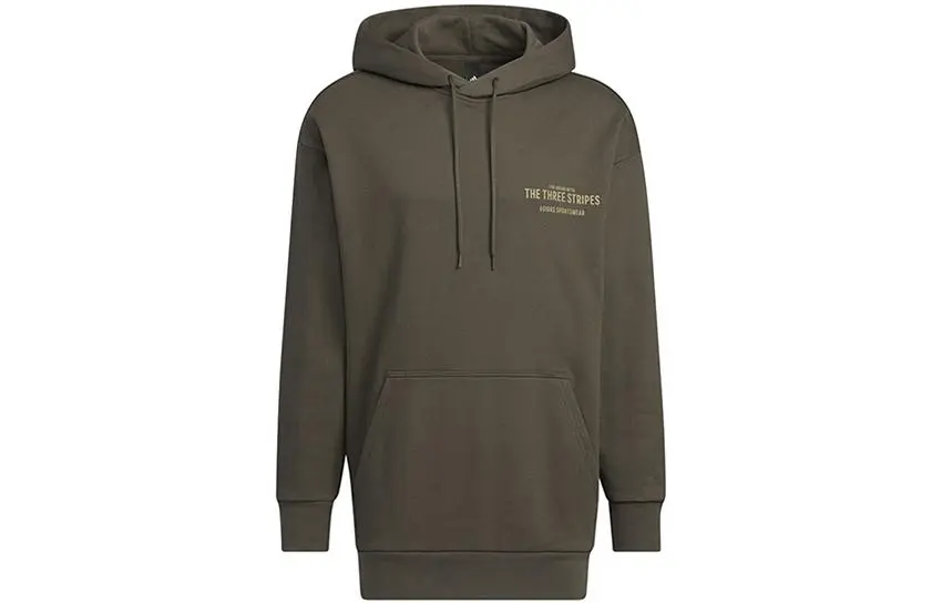 Adidas Sweatshirts Men's Brown Hooded Moderate Other