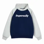 SUPEREALLY Sweatshirts Unisex Hooded Moderate Heavyweight