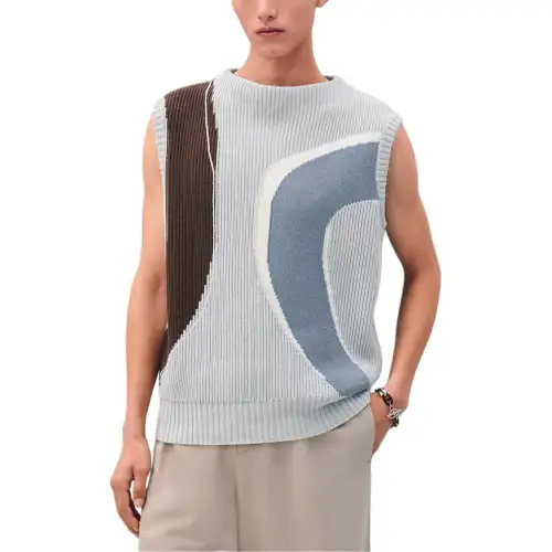 HERMES 2025 Spring Summer Collection Cashmere Sweater Men's Blue