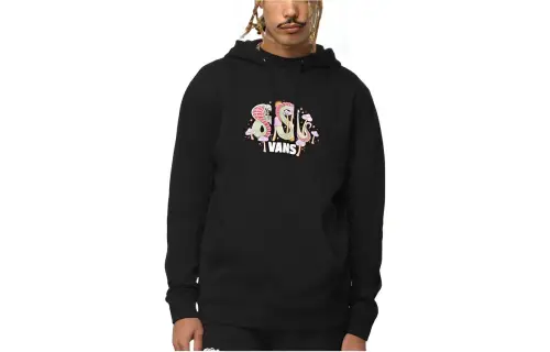 Vans MUSHROOM SNAKE Sweatshirts Men's Black Hooded Moderate Regular