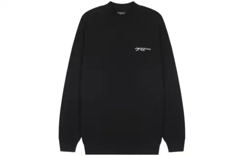 Balenciaga FW22 Sweatshirt Regular Fit Men's Black