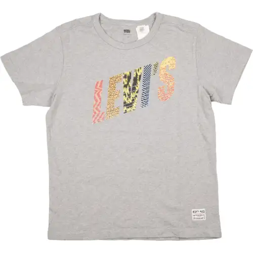 Levis T Shirts Men's Gray Crew Neck Moderate Straight Fit