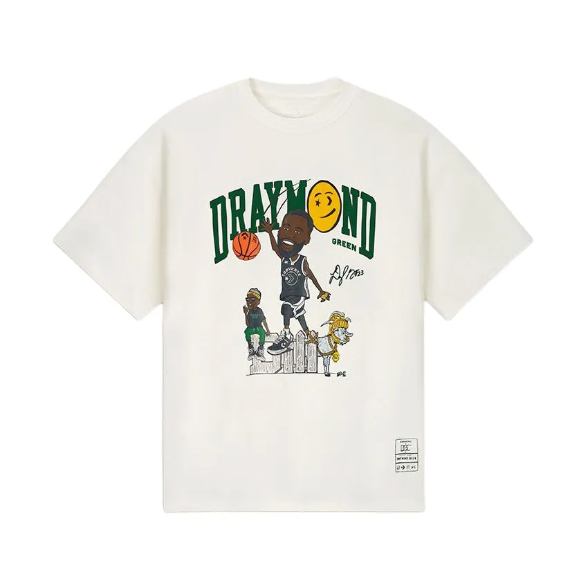 Converse Dustin O. Canalin Draymond Green T Shirt Unisex White Egret