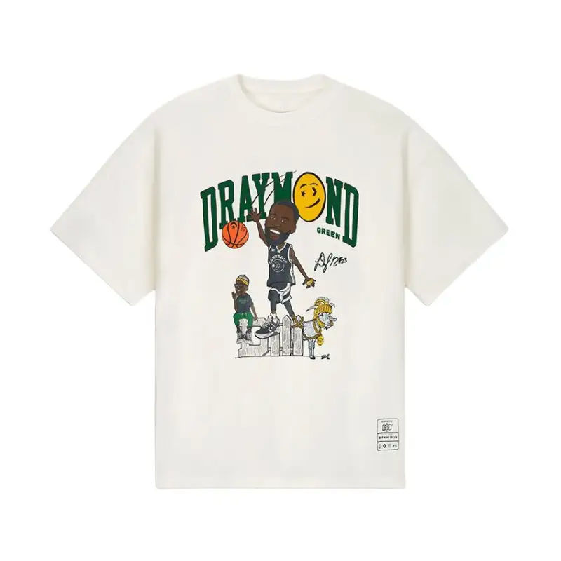 Converse Dustin O. Canalin Draymond Green T Shirt Unisex White Egret