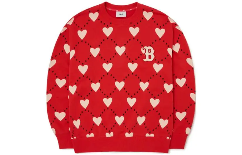 MLB Sweatshirts Unisex Red Crew Neck Moderate Other