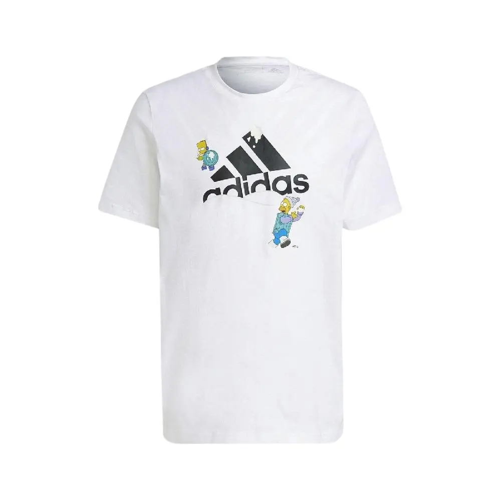 Adidas x The Simpsons Graphic Tee T Shirt Men's White
