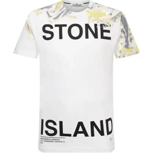 STONE ISLAND T Shirt Men's White