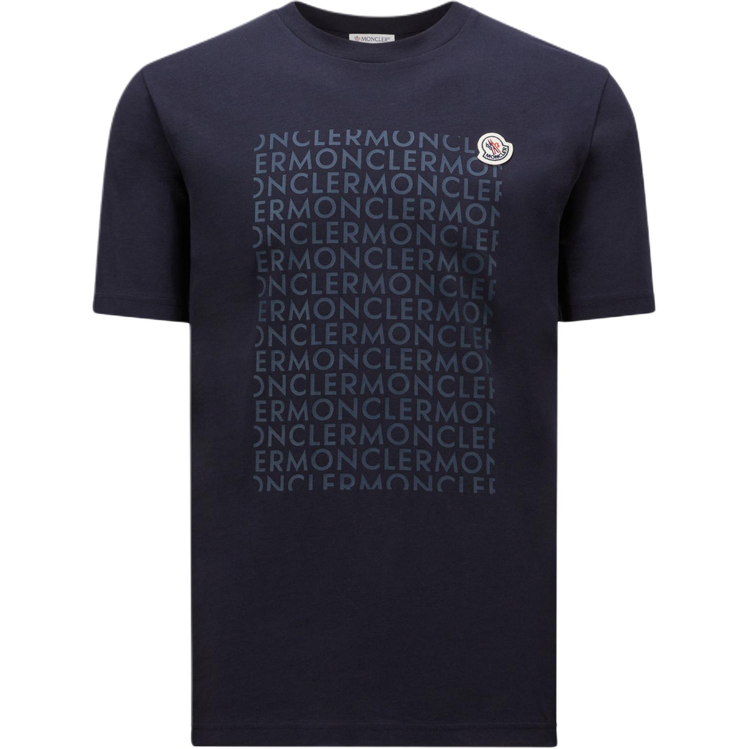 Мужская футболка Moncler (синяя)