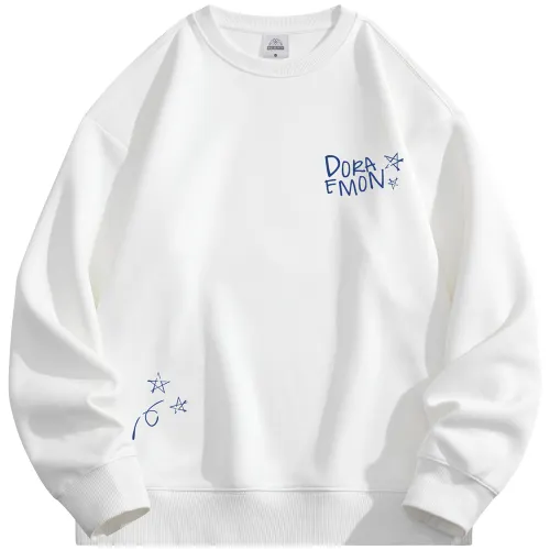 Doraemon Sweatshirts Unisex Crew Neck Moderate Plus Size