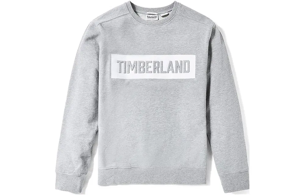 Timberland Sweatshirts Men's Medium Heather Gray Crew Neck Moderate Other