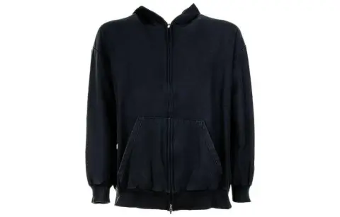 Balenciaga Sweatshirt Regular Fit Men's Washed Black
