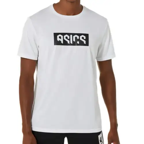 Asics T Shirt Men's Bright White/Black