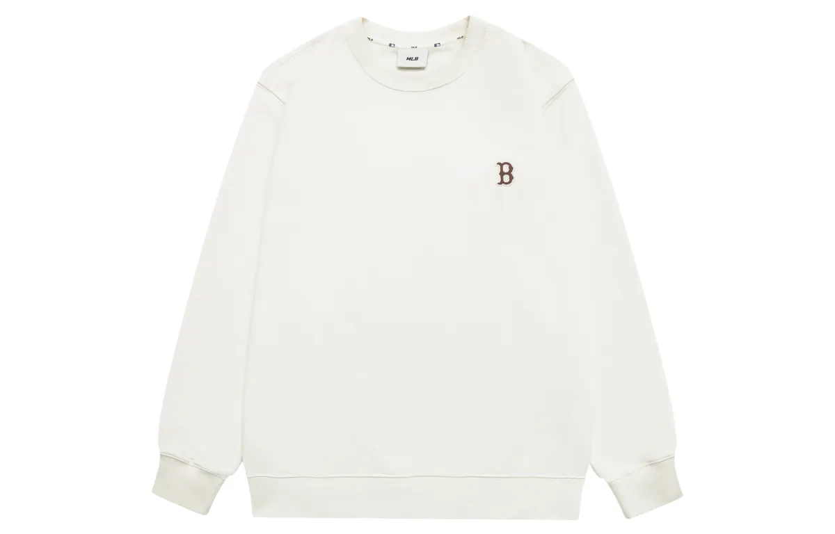 MLB Sweatshirts Unisex White Crew Neck Moderate