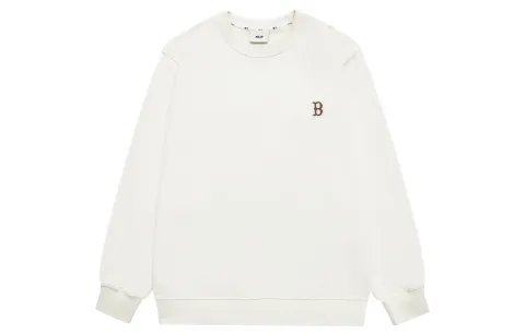 MLB Sweatshirts Unisex White Crew Neck Moderate