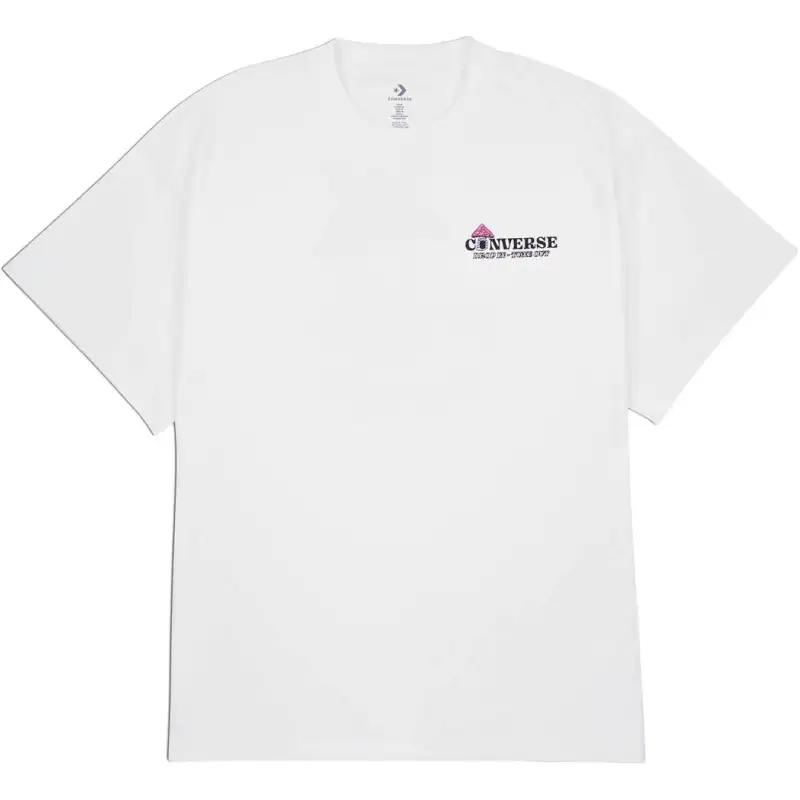 Converse Mushroom Cottage T Shirt Men's White