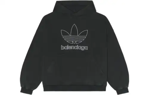 Adidas Originals Sweatshirts Men's Dark Green Hooded Moderate Regular