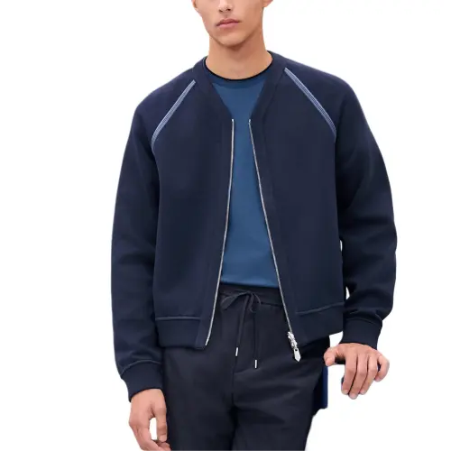 HERMES Jackets & Coats Men's Marine Blue