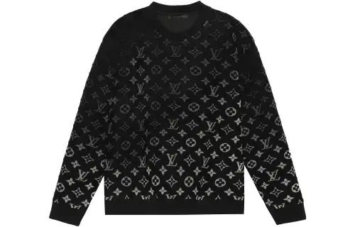 LOUIS VUITTON Gradient Monogram Fil Coupe Sweatshirt