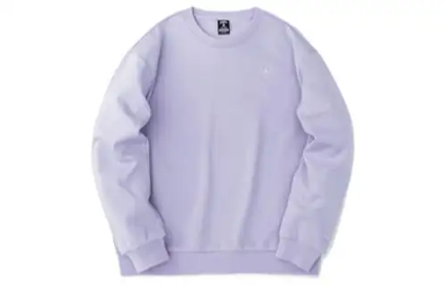 ANTA Life Collection Sweatshirts Unisex Fresh Purple Crew Neck Thickened Regular