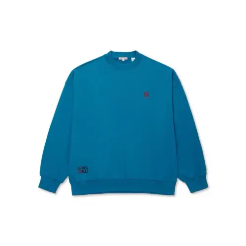 Levis Sweatshirts Men's Blue Crew Neck Moderate Regular