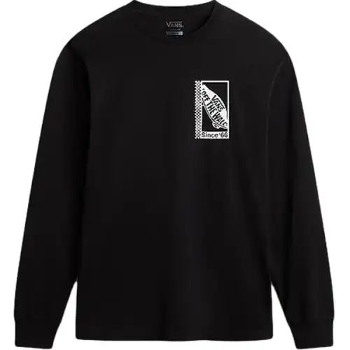 Vans T Shirts Men's Black Crew Neck Moderate Straight Fit