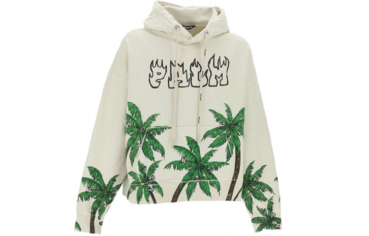 PALM ANGELS Palms & Skull Vintage Hoodie
