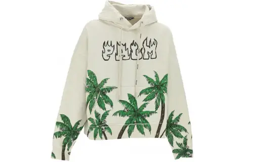 PALM ANGELS Palms & Skull Vintage Hoodie