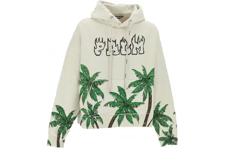 PALM ANGELS Palms & Skull Vintage Hoodie