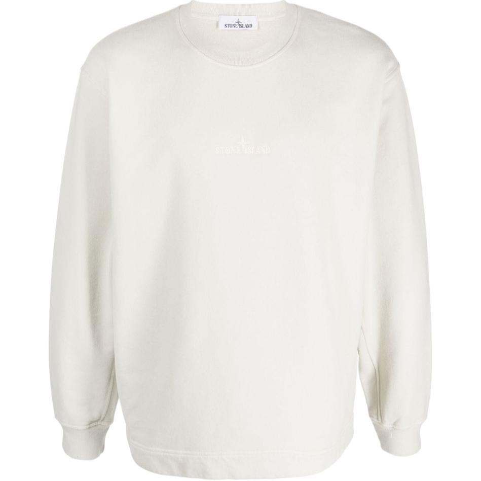 STONE ISLAND Brushed Cotton Sweatshirt