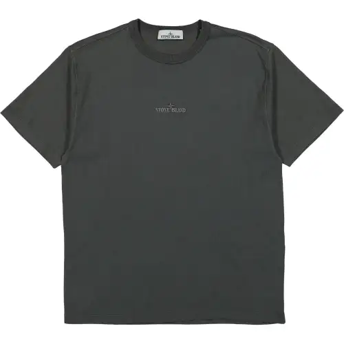 STONE ISLAND Logo-embroidered Cotton T-shirt