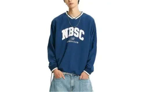 New Balance Sweatshirts Unisex Dark Blue Moderate Regular