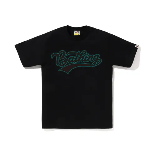 A Bathing Ape logo-print cotton T-shirt