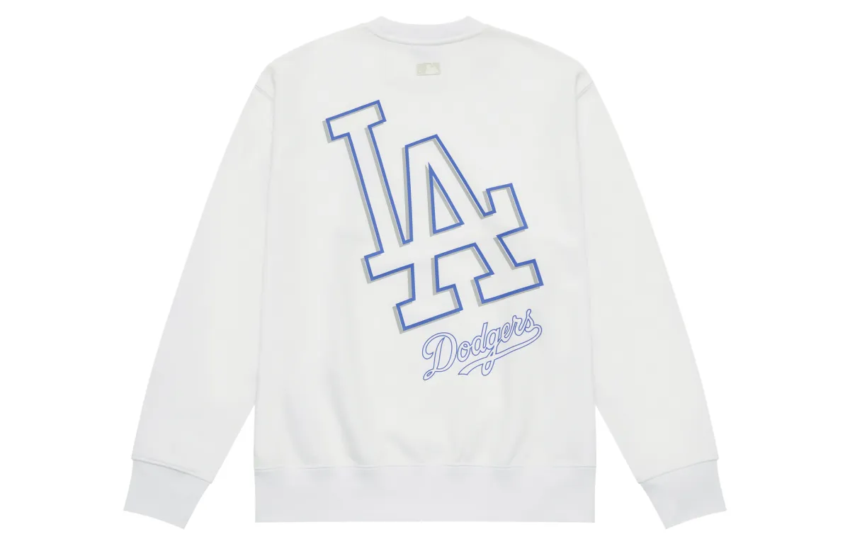 MLB Los Angeles Dodgers Basic Collection 24FW American Sweatshirt Unisex Ecru