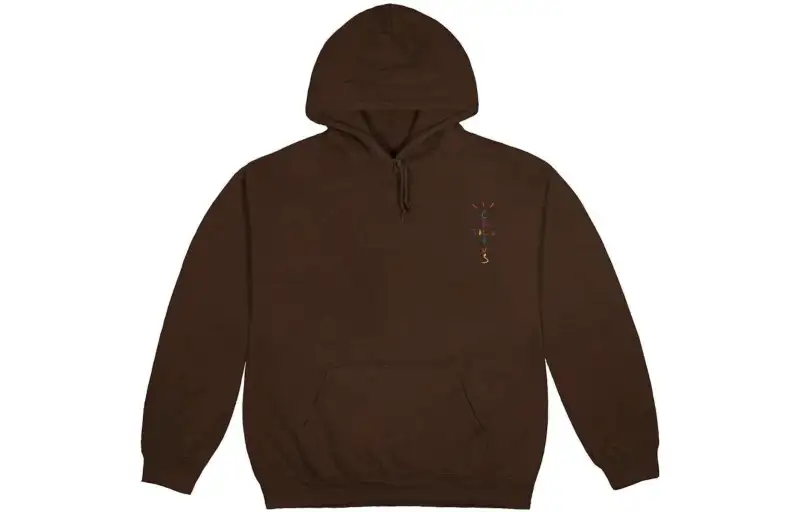 Travis Scott Sweatshirts Men's Brown Hooded Moderate Other