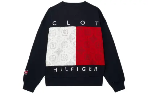 Tommy Hilfiger x CLOT Sweatshirt Unisex Navy Blue