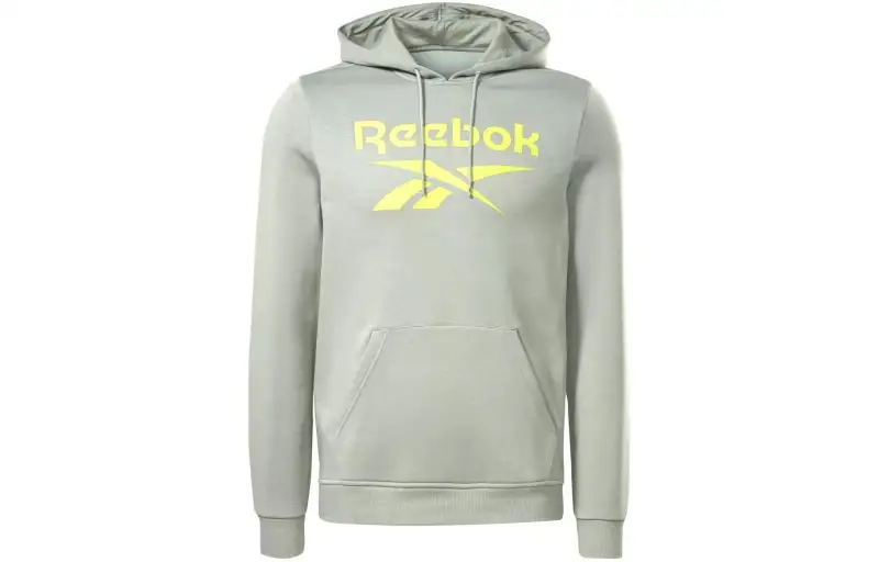 Reebok Sweatshirts Men's Gray Hooded Moderate Regular