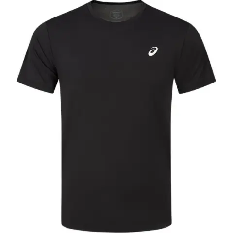 ASICS T-Shirts Men's Black Crew Neck Moderate