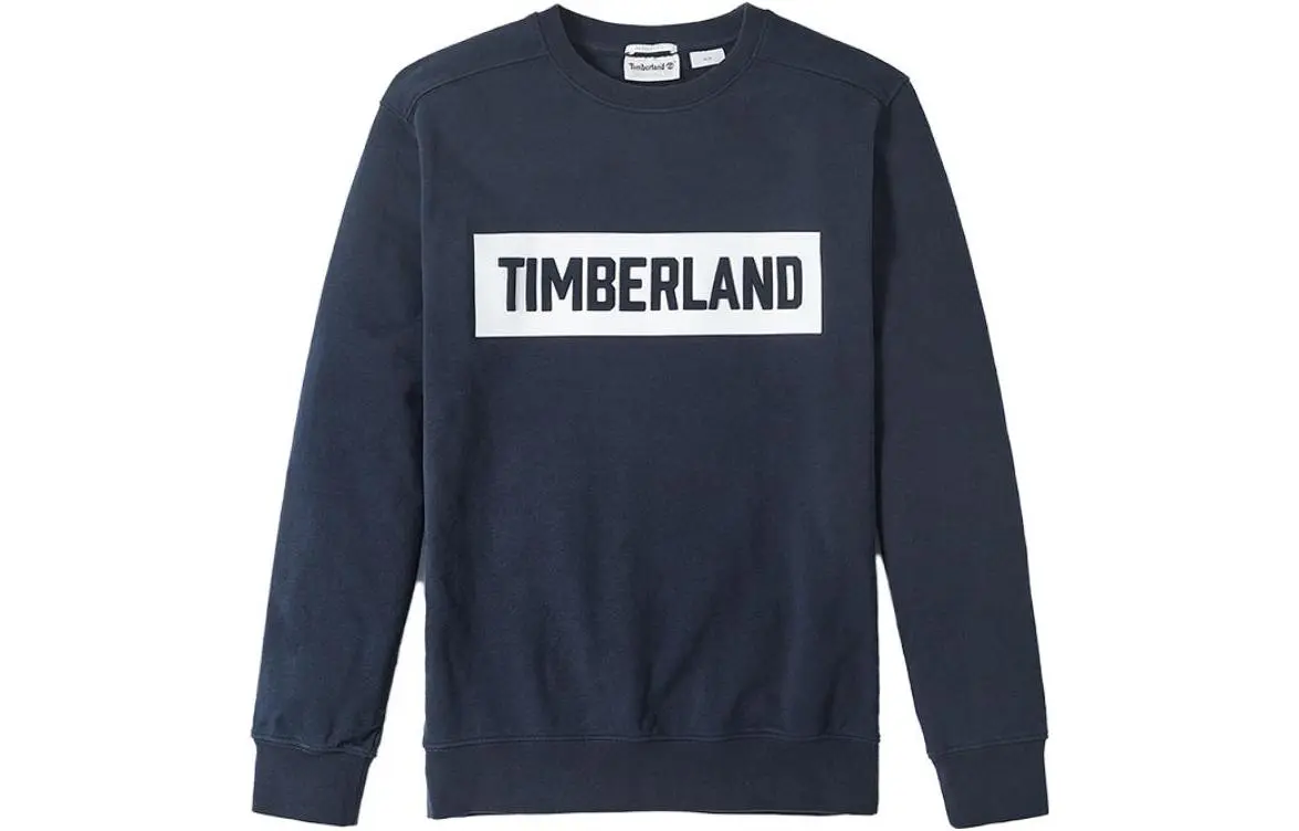 Timberland Sweatshirts Men's Dark Sapphire Crew Neck Moderate Straight Fit