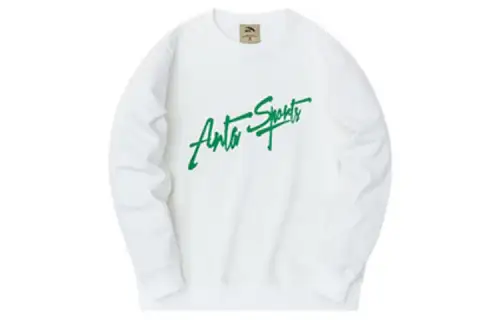 ANTA Life Collection Sweatshirts Unisex White Crew Neck Moderate Regular